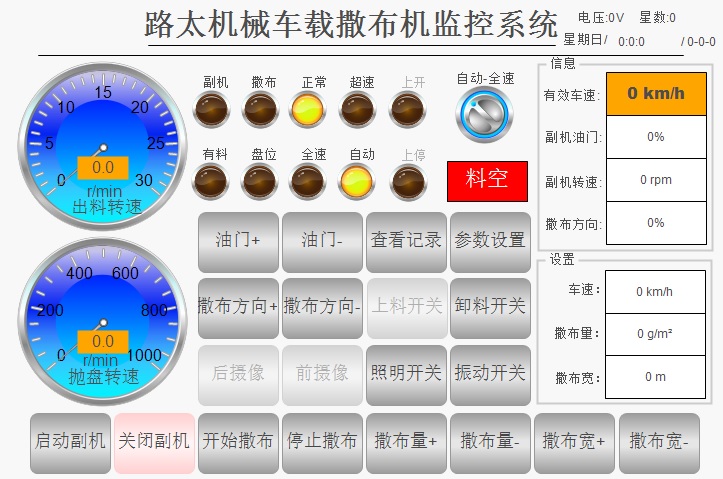 智能撒布机控制系统